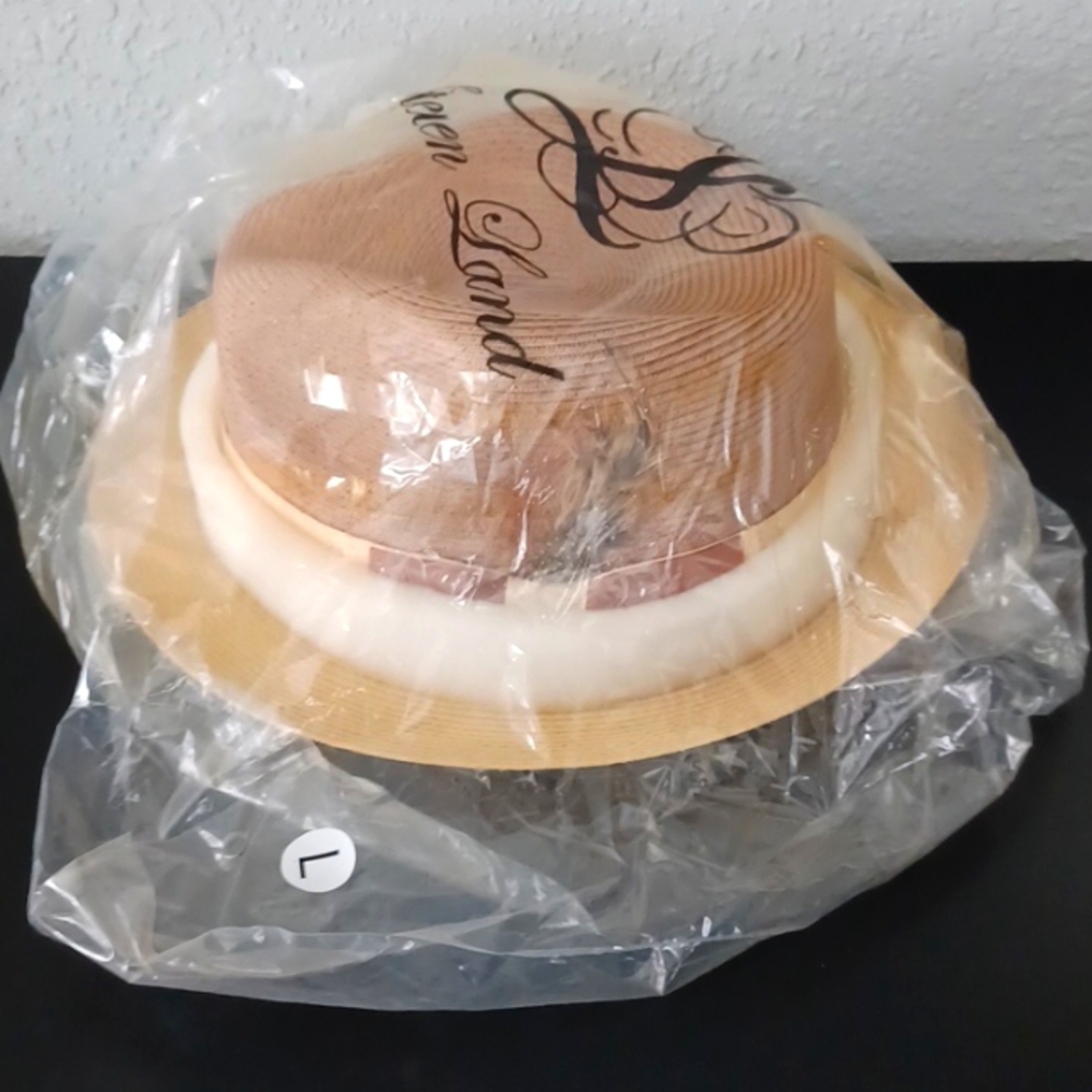 Steven Land Signature Collection straw dress hat.